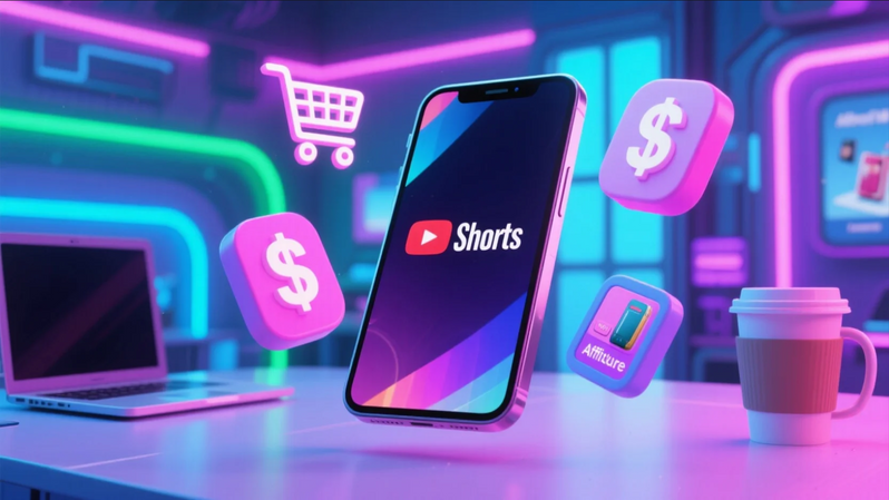 Affiliate marketing with a YouTube Shorts